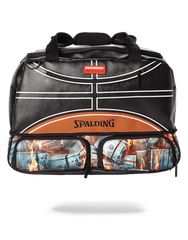 SPALDING X FIRE MONEY SNEAKER DUFFEL