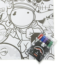HUGE COLORING POSTER 39"x27" & MARKERS INCLUDED