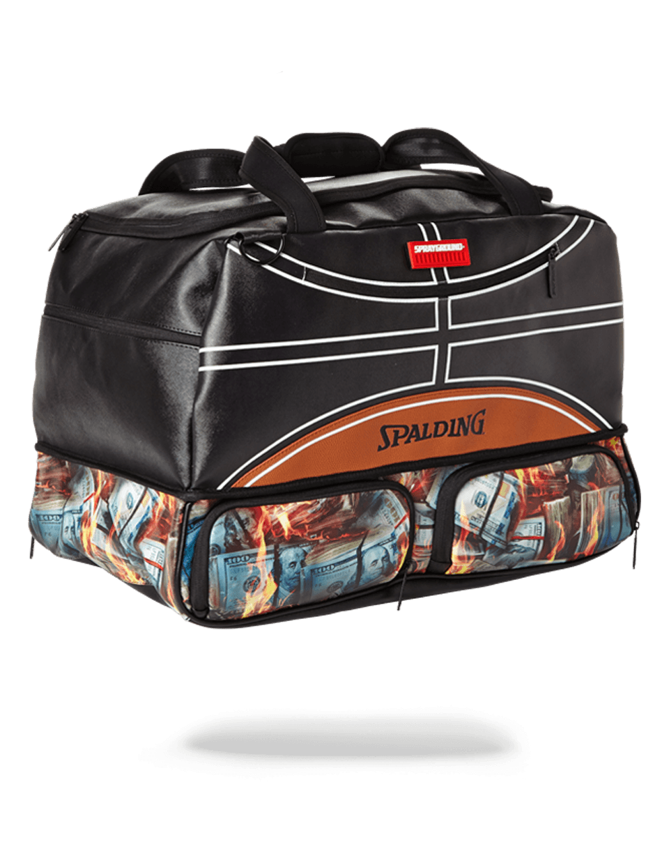 SPALDING X  FIRE MONEY SNEAKER DUFFEL